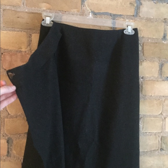 Boho wool skirt with geo print & fringe - Picture 4 of 4